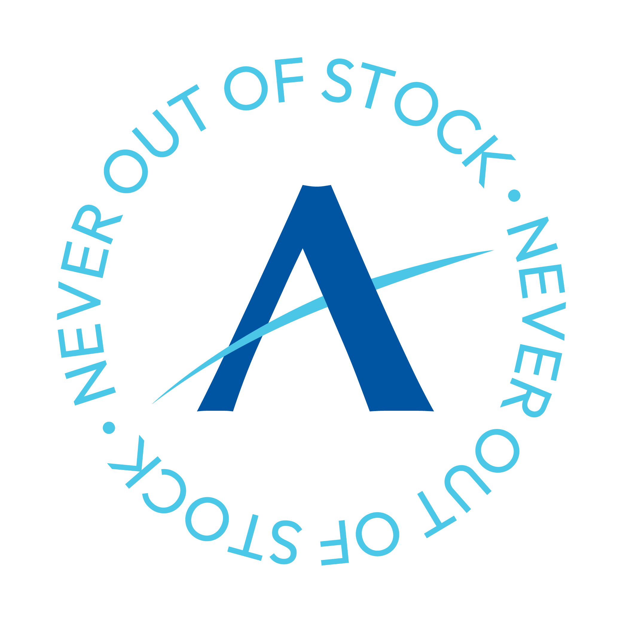 Never Out Of Stock Badge